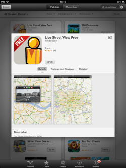 Street View no iOS 6