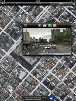 usar o Street View no iOS 6