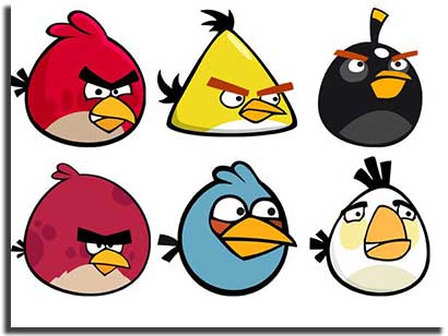angry birds gratuito personagens
