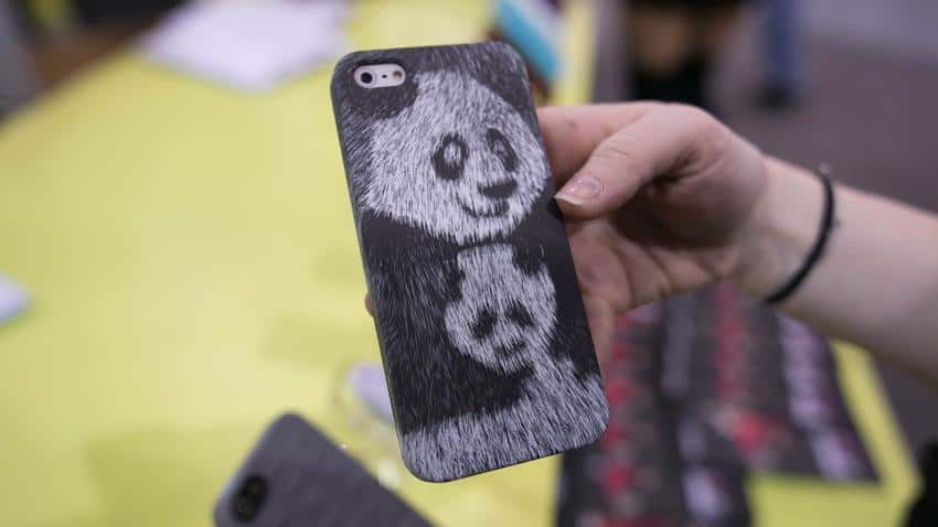 capas fora do comum para iphone panda