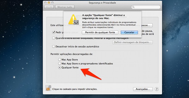 transferir aplicativos no Mac