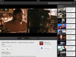 ver filmes no iPad youtube