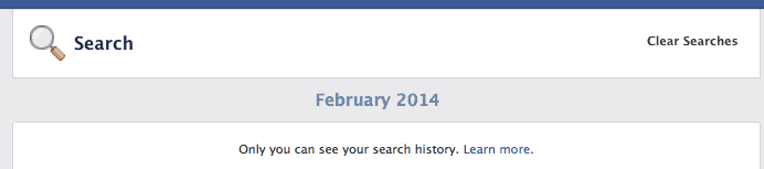 histórico de pesquisa do Facebook apagar registro