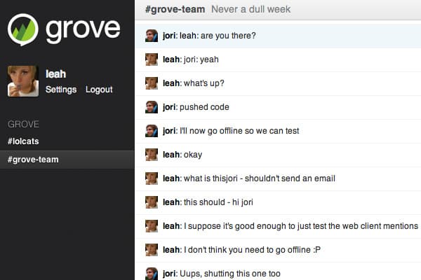 grove chat tools