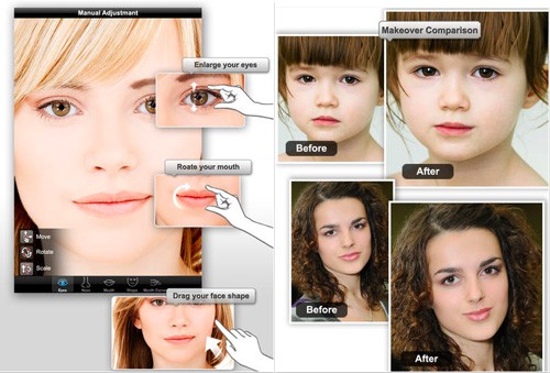 Photo Makeover photo retouching apps