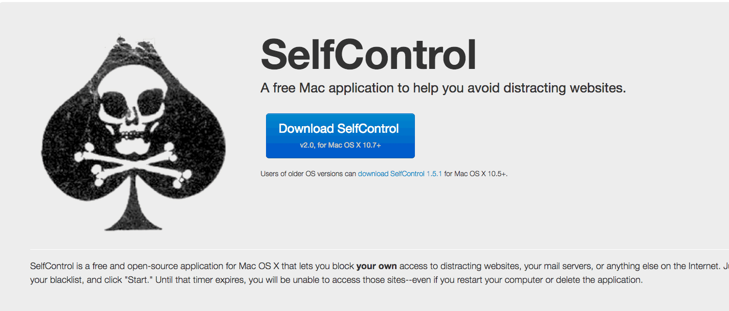 aplicativos para o MacBook Pro Self control