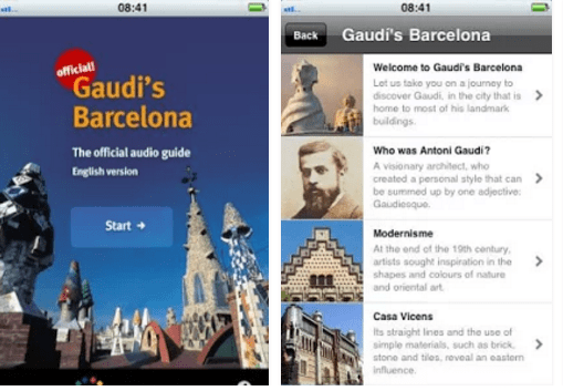 aplicativos-de-viagem-para-barcelona-gaudi