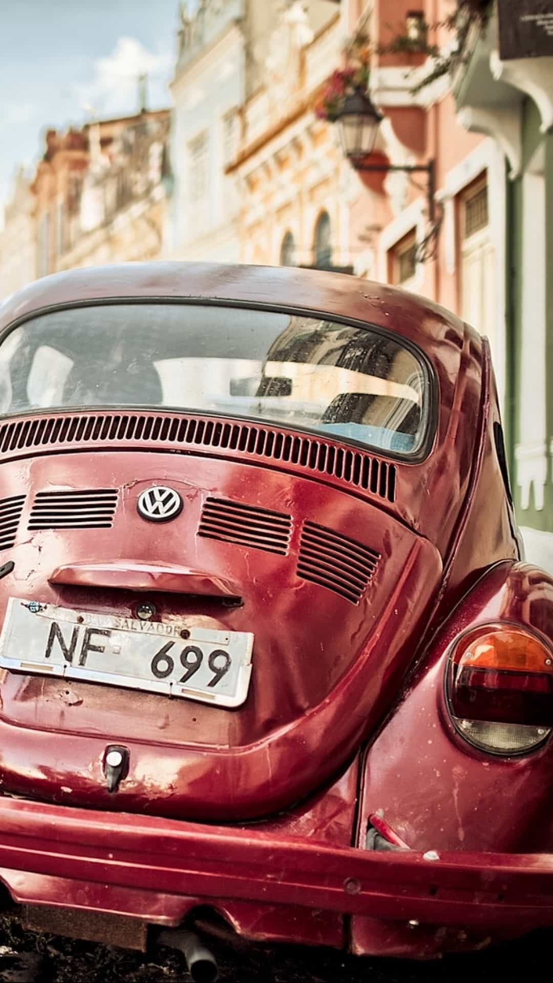 Retro Volkswagen Beetle Android Wallpaper
