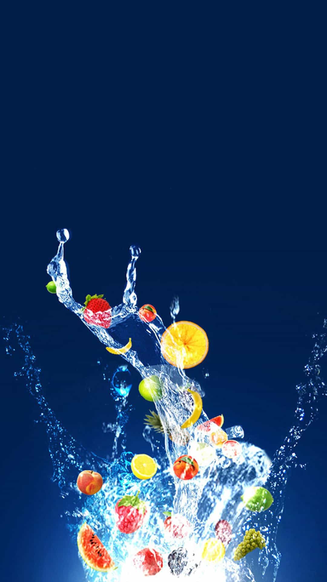 Water Fruit Burst HTC Android Wallpaper