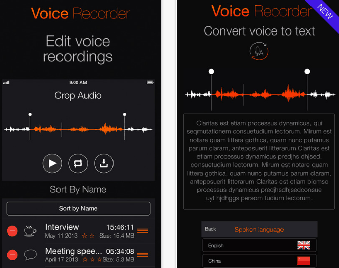 transformar-audio-em-texto-voicerecorder
