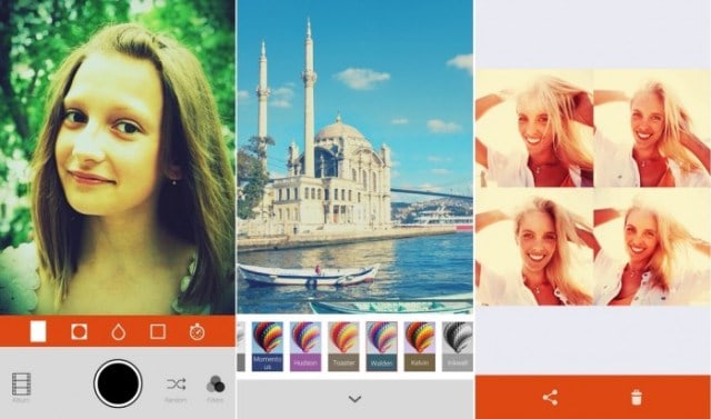 Retrica best selfie apps for Android