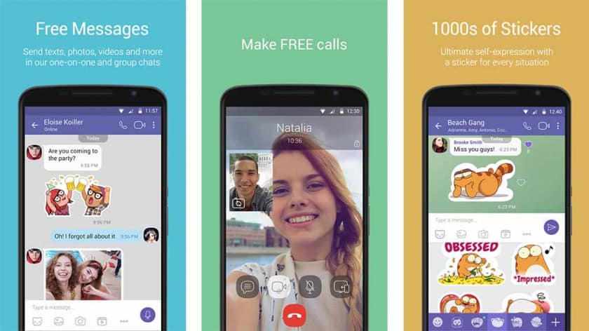 viber is an instant messagin app for texting and calling