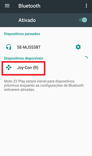 bluetooth no android