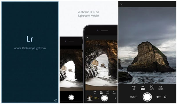 aplicaciones para diseñadores con iPhone Adobe Lightroom CC