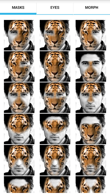 Aplicativos esquisitos de câmera Animal Faces