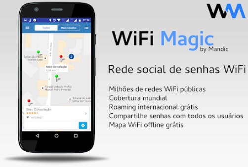 aplicativos para descobrir senha de WiFi no Android magic