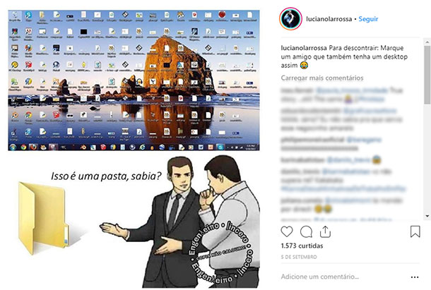 Ideias de posts para Instagram Humor