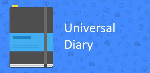 Aplicativos para usar como diário Universal Diary