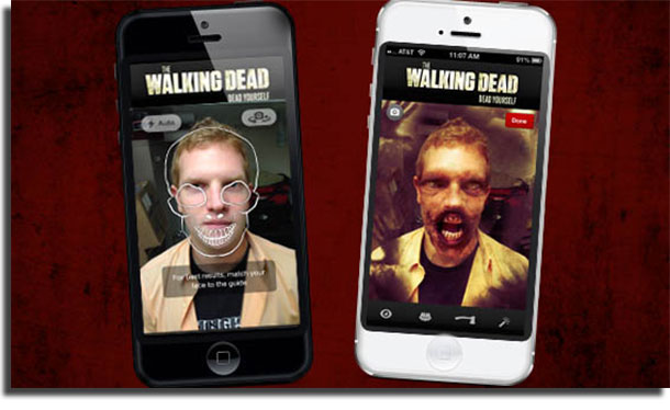 apps para cambiar la cara the walking dead