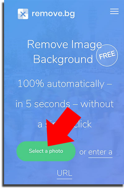 remover o fundo das suas imagens celular select a photo