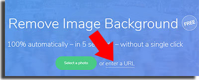 remover o fundo das suas imagens enter a URL
