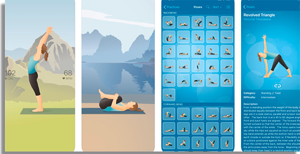 treine yoga com esse app