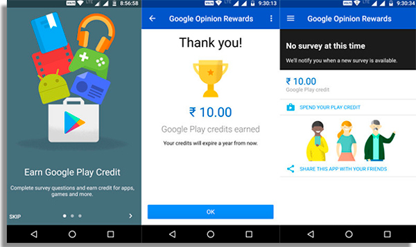 Google Opinion Rewards download paid apps for free