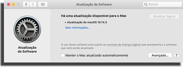 Mac não conecta - atualize o sistema