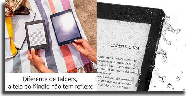 tela Kindle vs Kindle Paperwhite
