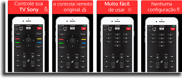 Sonymoto transformar um iPhone num controle remoto