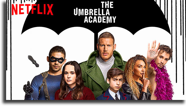 The Umbrella Academy (EUA) séries internacionais da Netflix mais vistas no Brasil