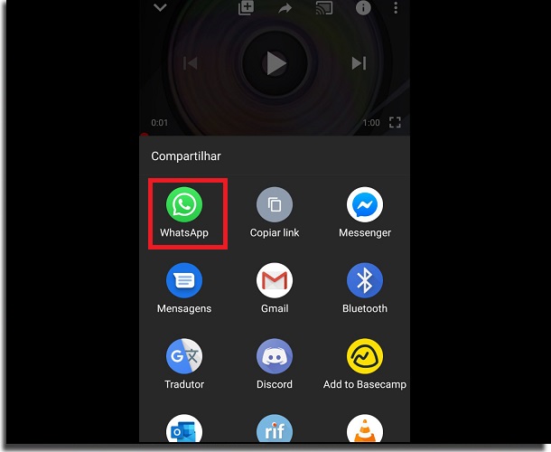 Como colocar vídeos do YouTube no Status do WhatsApp compartilhar