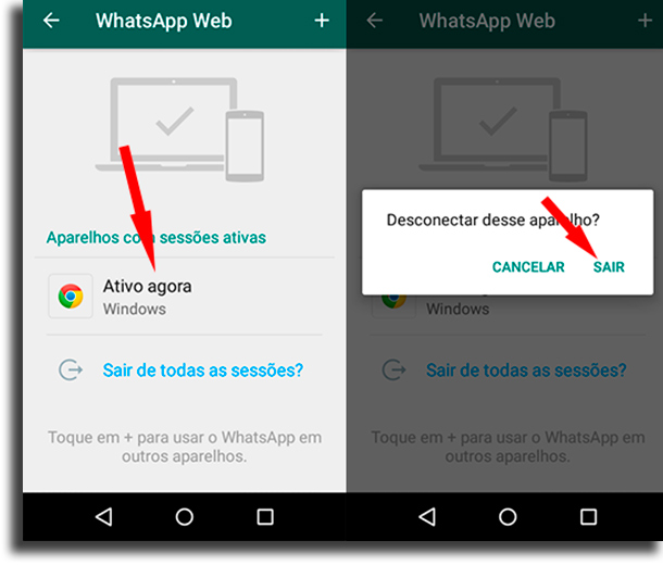 Sair do WhatsApp Web dicas e truques para o WhatsApp Web