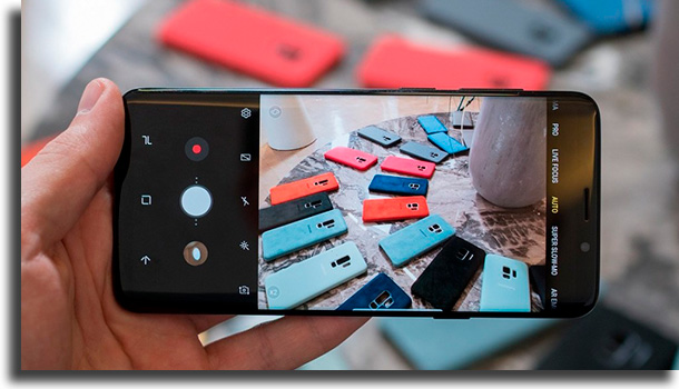 Vídeos em câmera super lenta escuros problemas do Galaxy S9