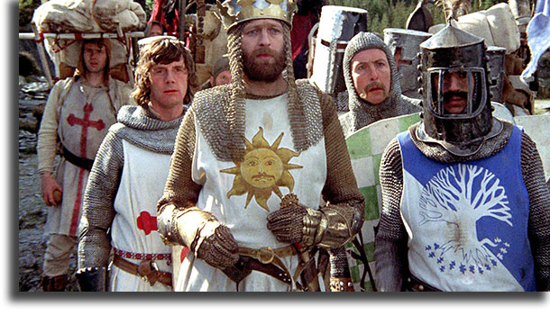 Monty Python em Busca do Cálice Sagrado melhores filmes Netflix de fantasia