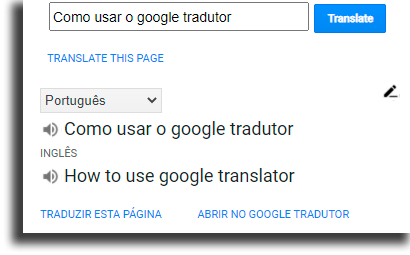 Como usar como usar a extensão do Google Tradutor no Chrome