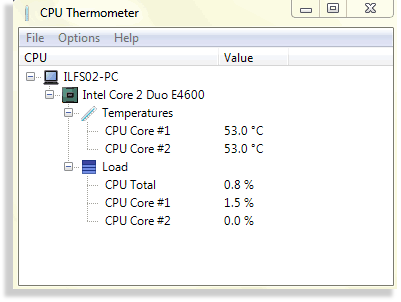 temperatura de la PC