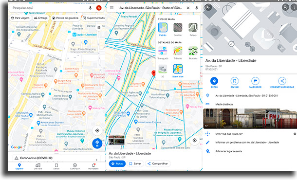 Usar o Street View no Google Maps como usar o Street View no celular?