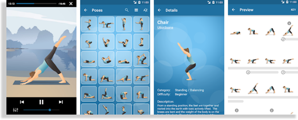 aplicaciones para hacer ejercicio pocket yoga