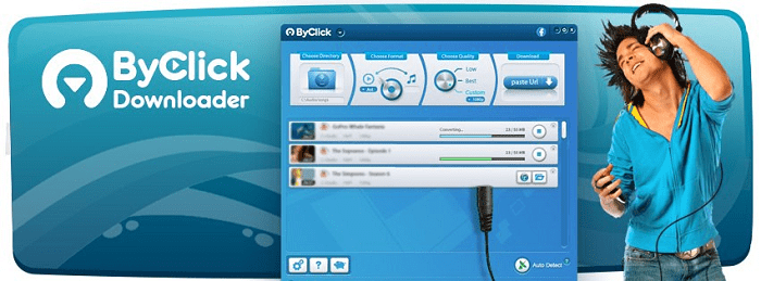 ByClick Downloader Download YouTube videos in Full HD