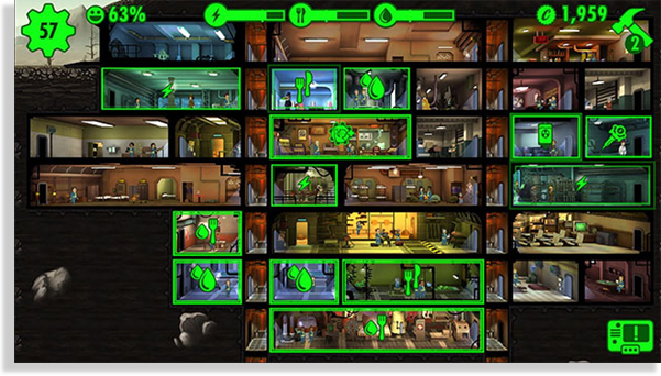 juegos para iPhone y iPad Fallout Shelter