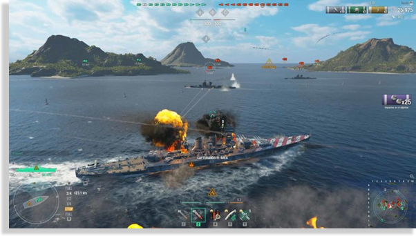 world of warships juego MMO
