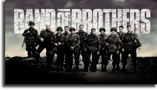Band of Brothers melhores seriados de guerra