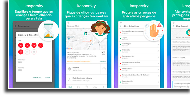 Kaspersky Safe Kids apps para os pais saberem mais sobre seus filhos