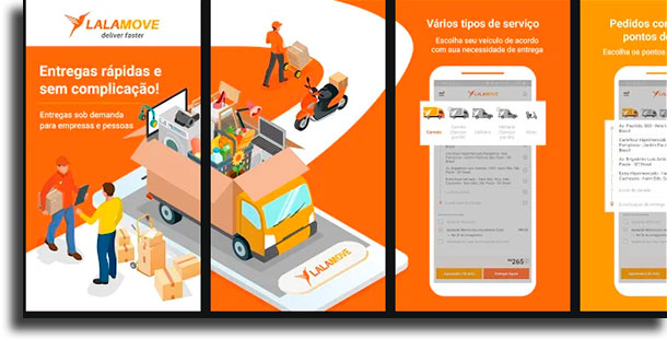 Lalamove apps de delivery mais populares