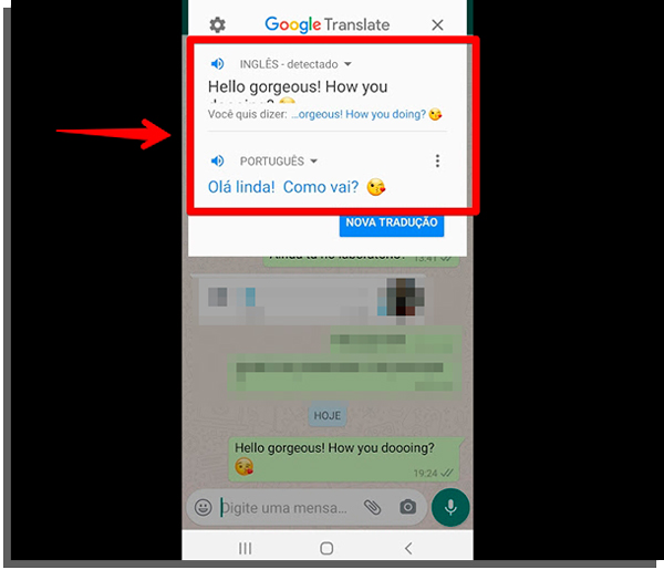 google tradutor traduz conversas no whatsapp? Essa é a resposta