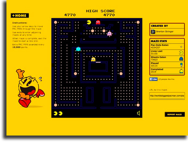World’s Biggest Pac-Man best browser games