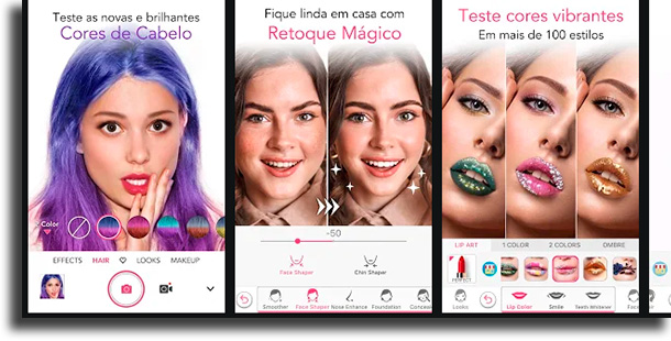YouCam Makeup aplicativos de fotos que estão fazendo furor