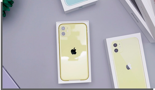 Yellow iPhone 11 colors