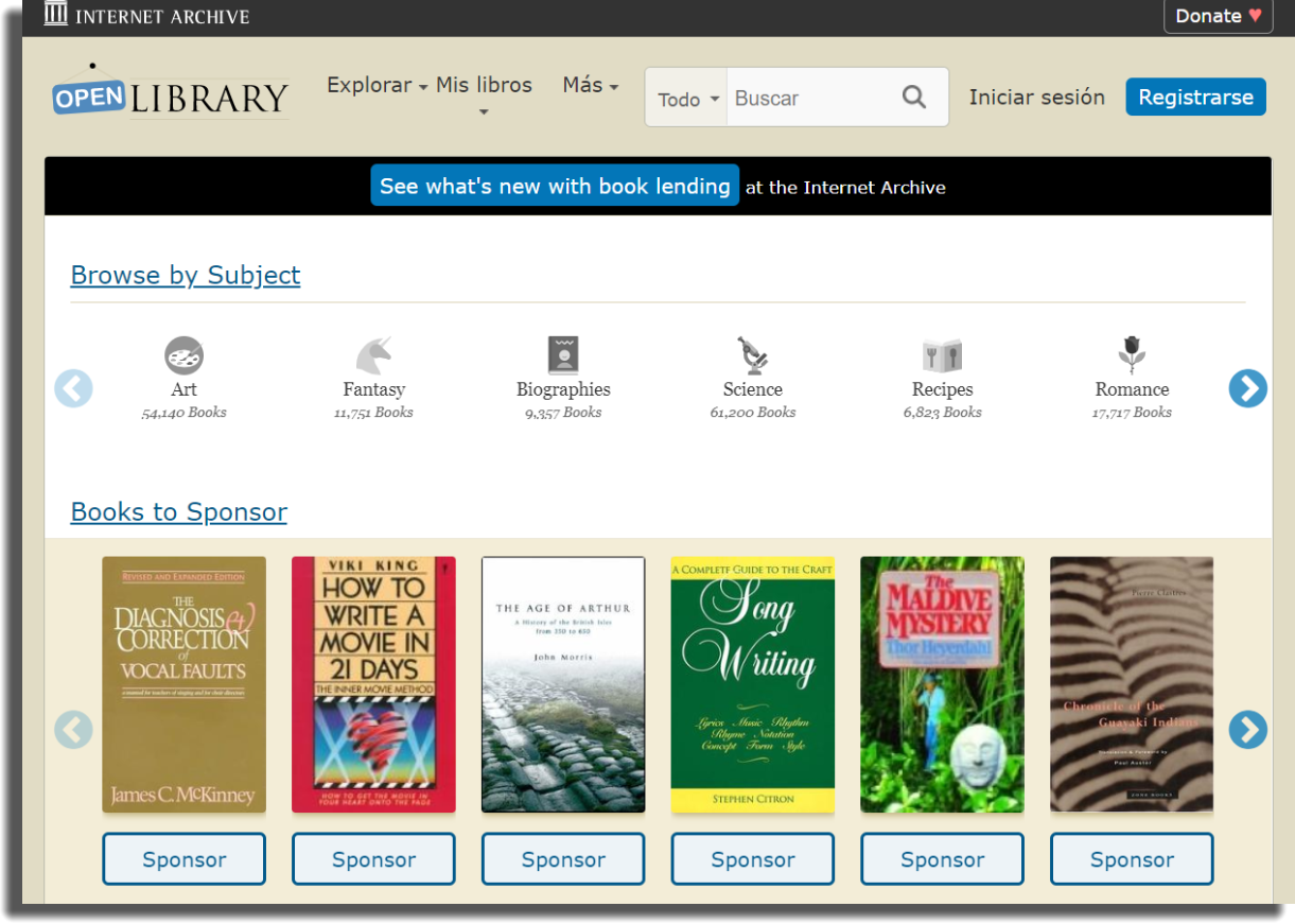 sitios web descargar libros gratis openlibrary